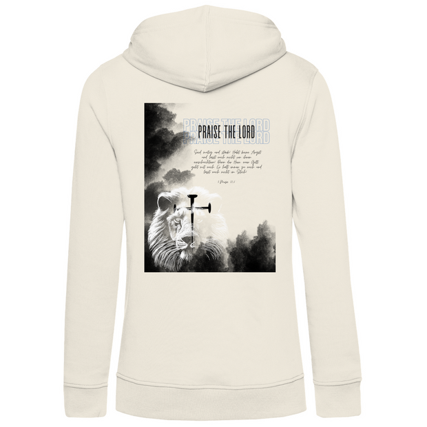 Damen Premium Bio Hoodie "Lion" - by-grace.store