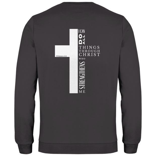 Herren Sweatshirt "I can do all" - by-grace.store