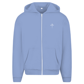 Herren Oversize Zipper Hoodie 