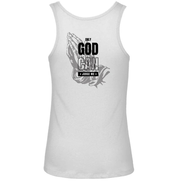 Damen Premium Organic Tank Top "Judge me" - by-grace.store