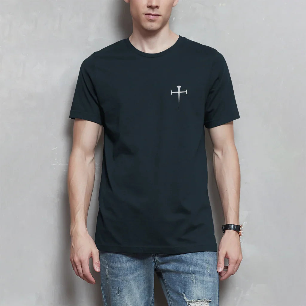 Herren T-Shirt Kreuz - by-grace.store