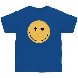 Kinder T-Shirt „Smiley“ – Christliches Motivshirt für Jungen & Mädchen | byGraceStore