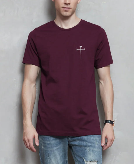 Herren T-Shirt Kreuz - by-grace.store