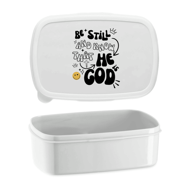 Lunchbox "He is God" - by-grace.store