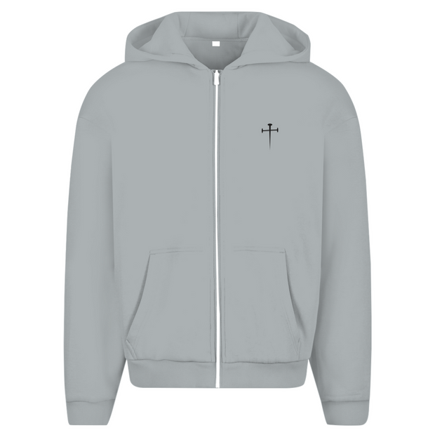 Herren Oversize Zipper Hoodie "Lion" - by-grace.store