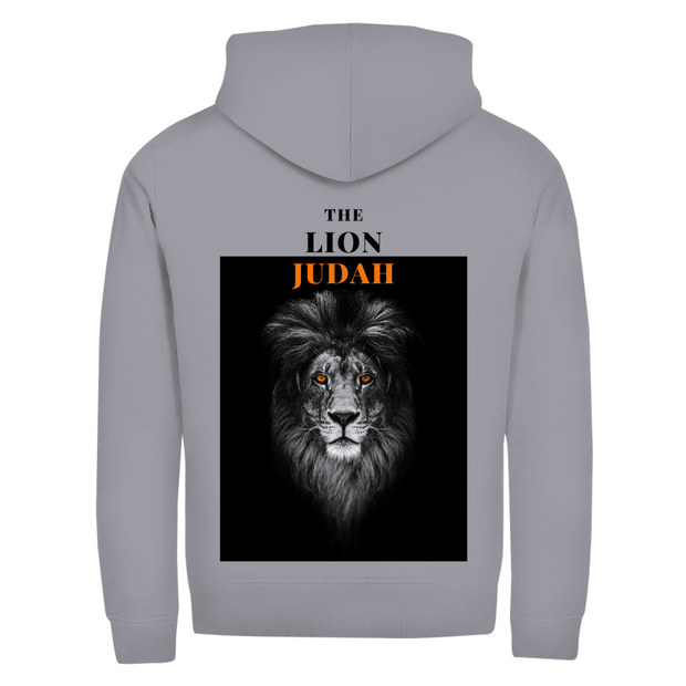 Herren Zipper Hoodie "Lion of Judah" - by-grace.store