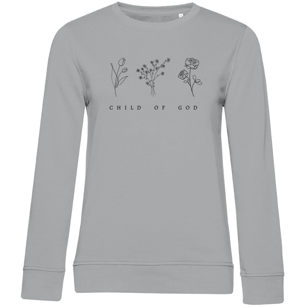Damen Premium Bio Sweatshirt "Child of God" - by-grace.store