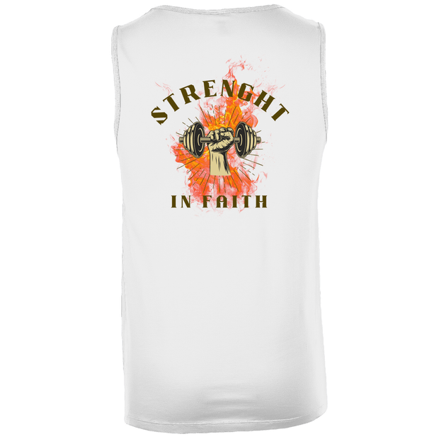 Herren Basic Tank Top "Strenght" - by-grace.store