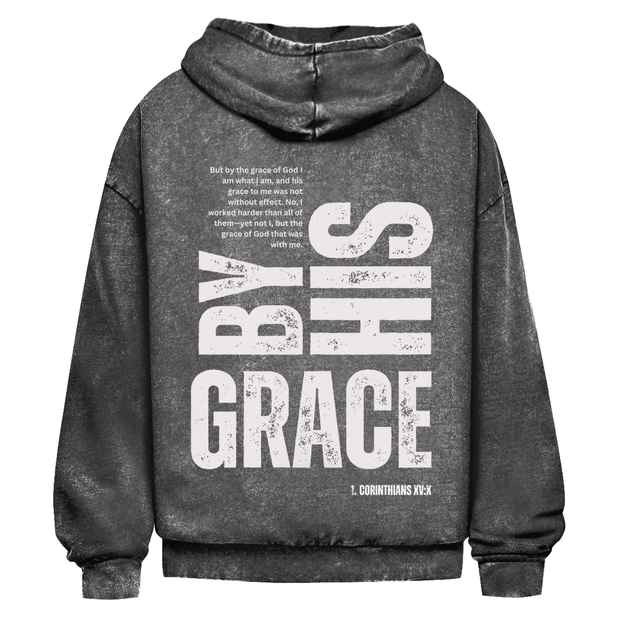 Oversize Washed Hoodie "Grace" - by-grace.store