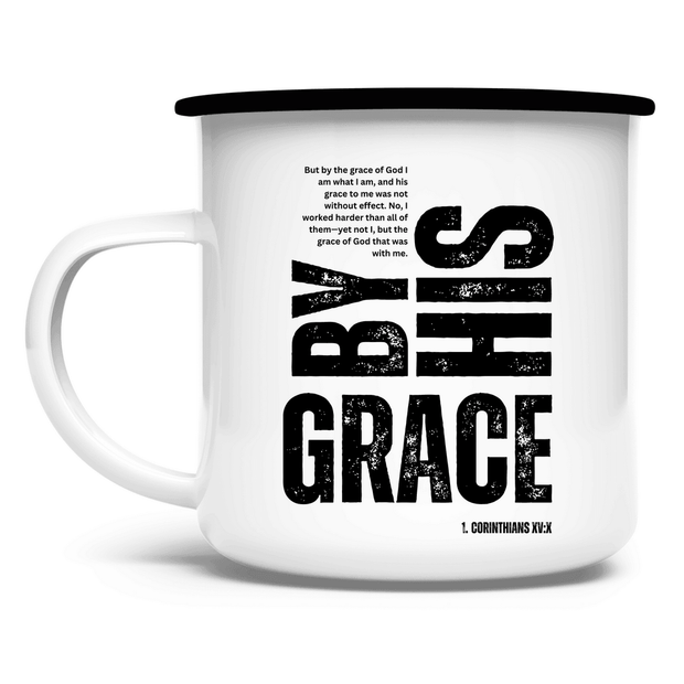 Emaille Tasse "Grace" - by-grace.store