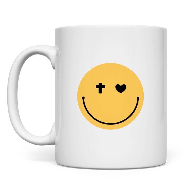 Keramiktasse "Smiley" - by-grace.store