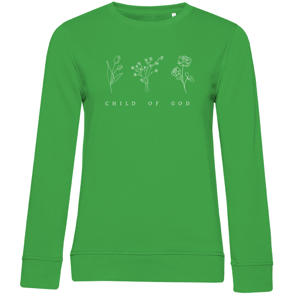 Damen Premium Bio Sweatshirt "Child of God" - by-grace.store