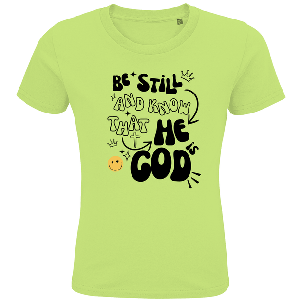 Kids Premium Bio T-Shirt "He is God" - by-grace.store