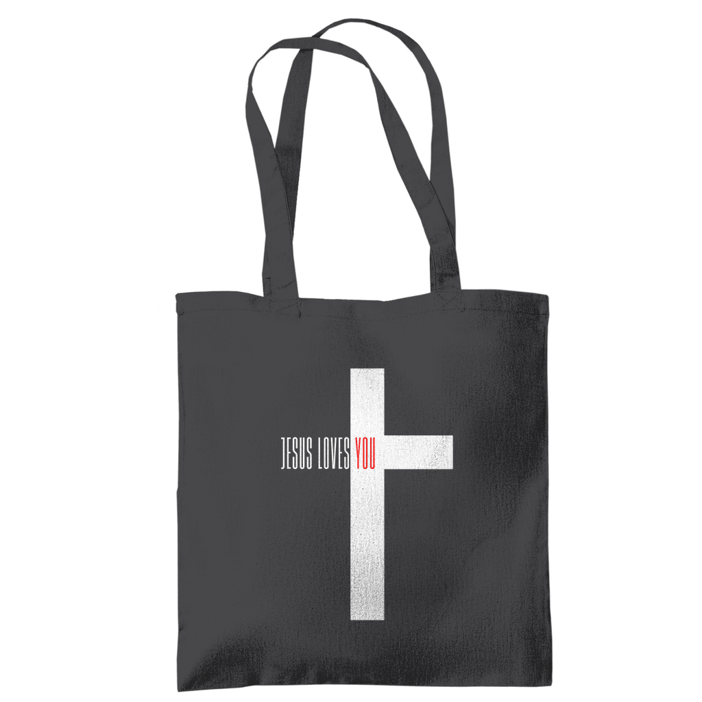 Tragetasche "Jesus loves you" - by-grace.store