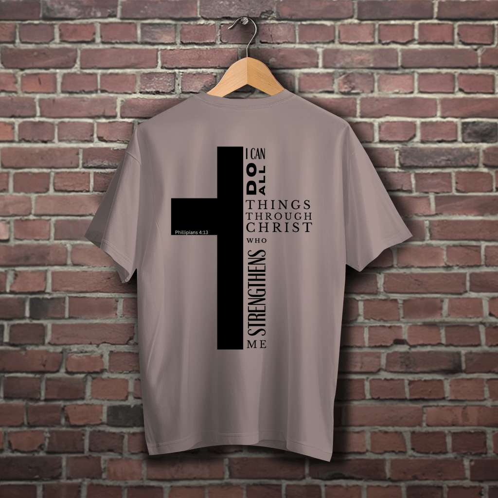 Oversize T-Shirt "I can do all" - by-grace.store