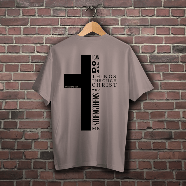 Oversize T-Shirt "I can do all" - by-grace.store