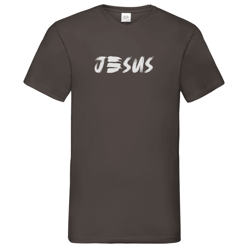 Herren Basic V-Neck T-Shirt 