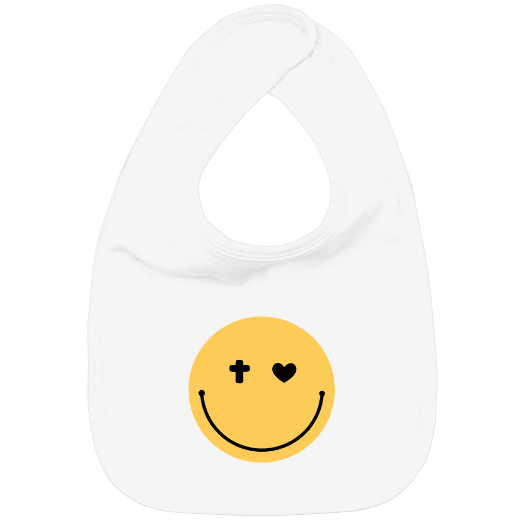Kinder Bio Lätzchen "Smiley" - by-grace.store