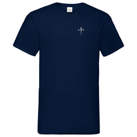 Herren Basic V-Neck T-Shirt 