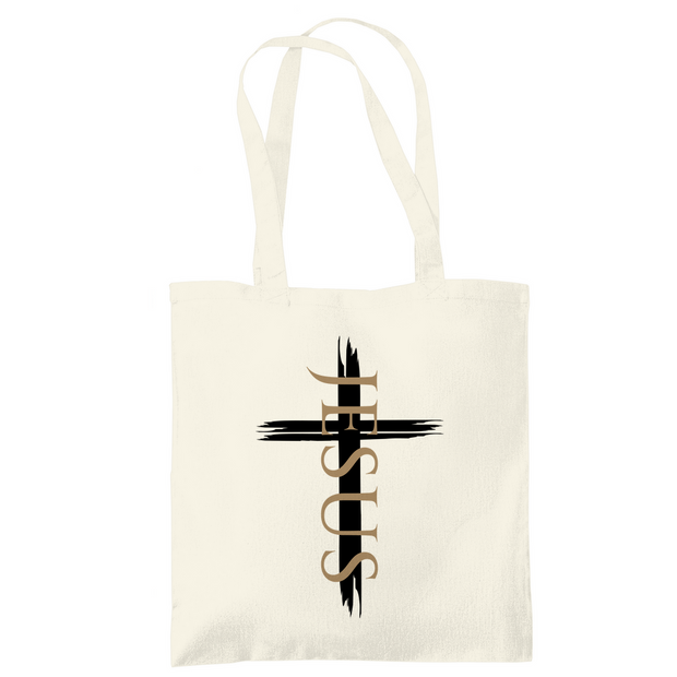 Tragetasche "Jesus Kreuz" - by-grace.store