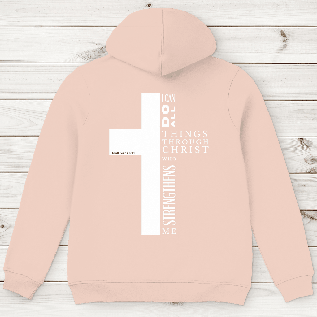 Herren Premium Bio Hoodie "I can do all" - by-grace.store