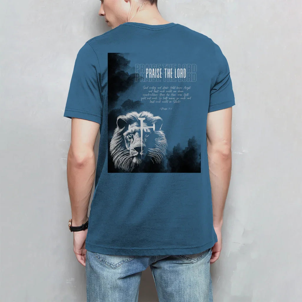 Herren T-Shirt Kreuz - by-grace.store