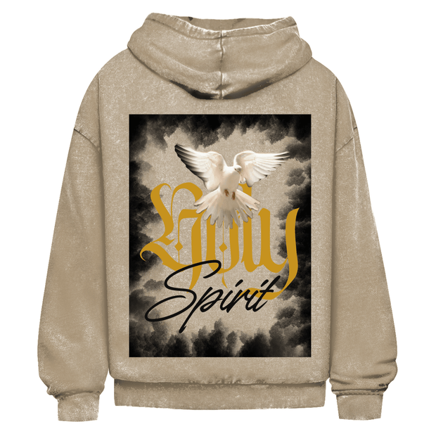 Oversize Washed Hoodie "Holy Spirit" - by-grace.store