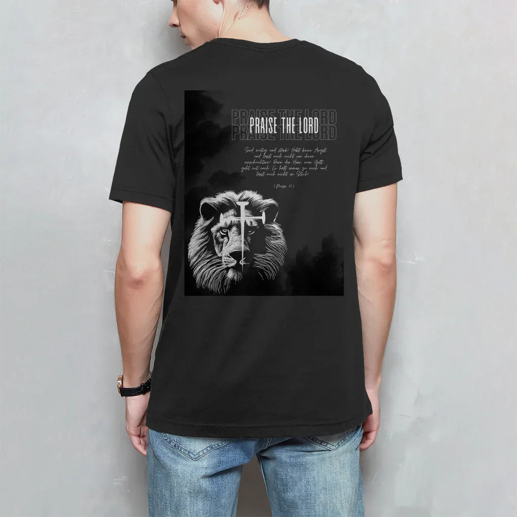 Herren T-Shirt Kreuz - by-grace.store