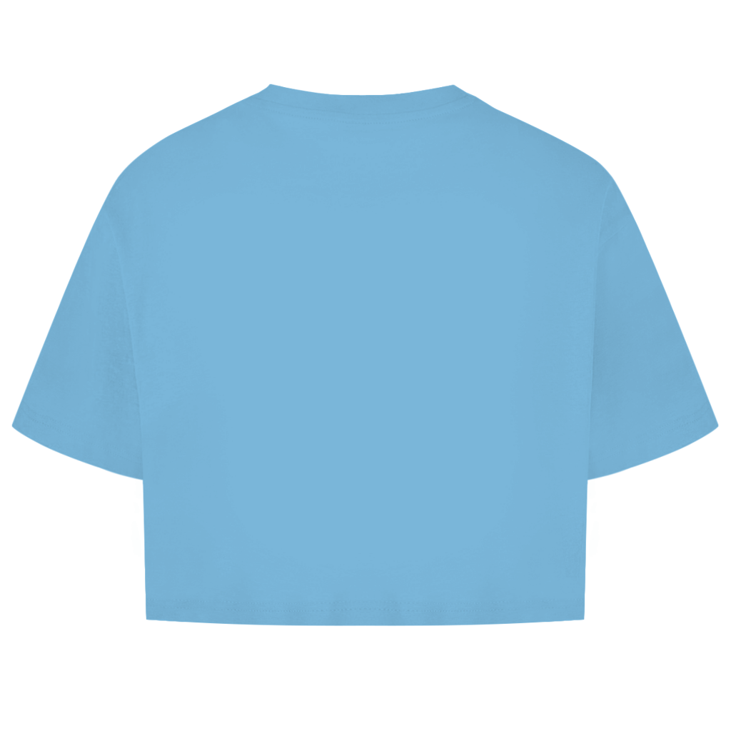 Damen Oversize Crop Top 