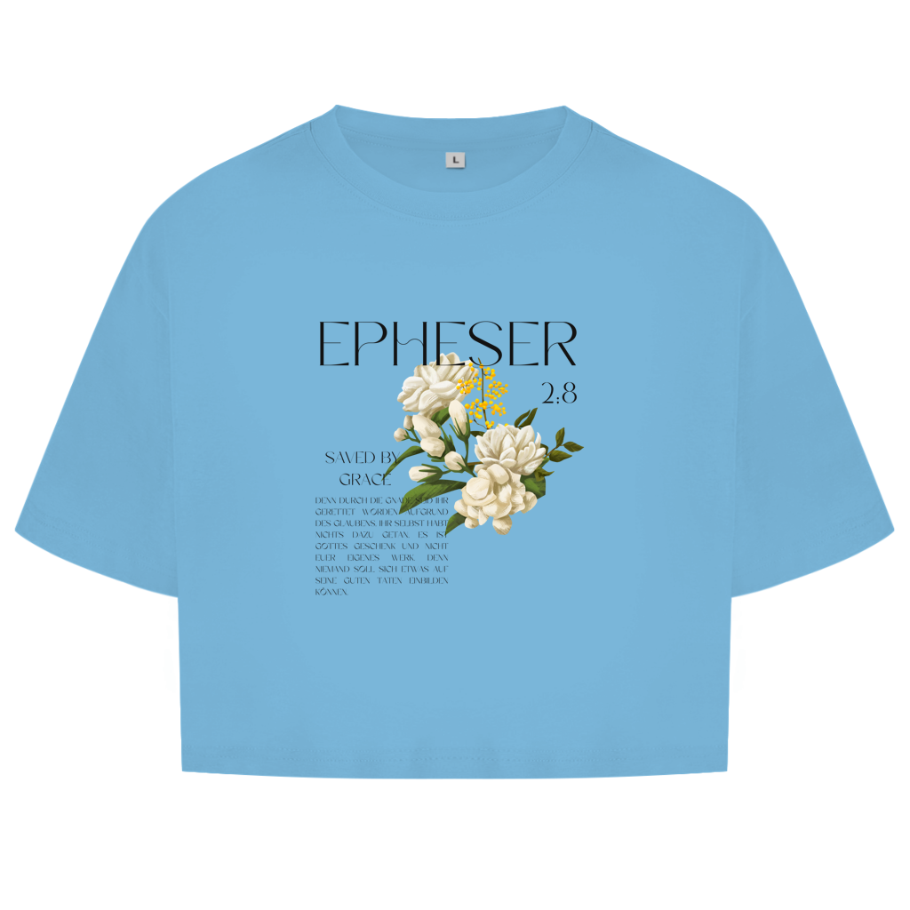 Damen Oversize Crop Top 