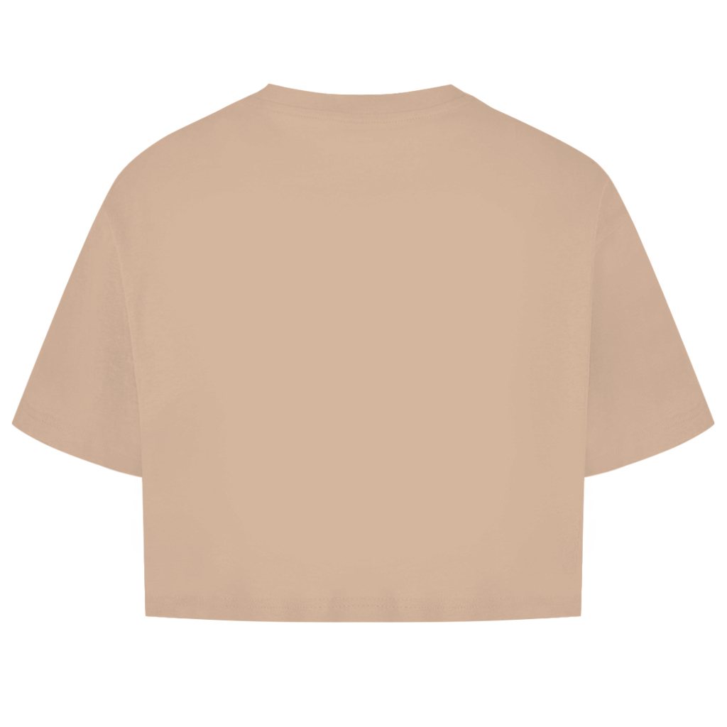 Damen Oversize Crop Top 