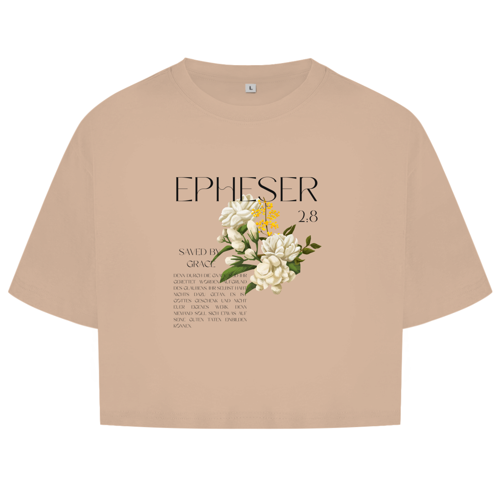 Damen Oversize Crop Top 
