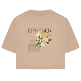 Damen Oversize Crop Top 