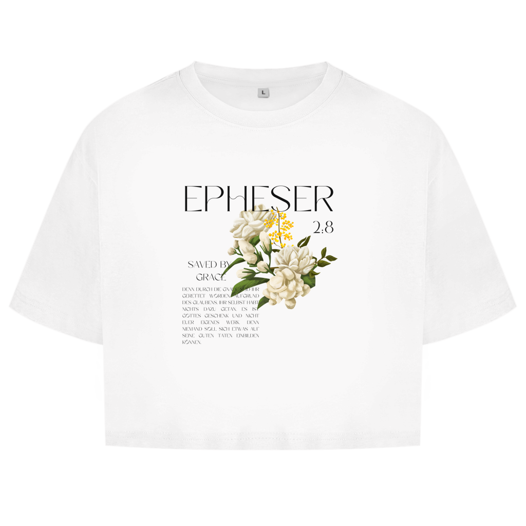 Damen Oversize Crop Top 