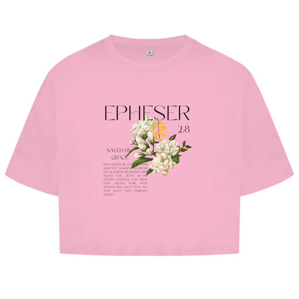 Damen Oversize Crop Top 