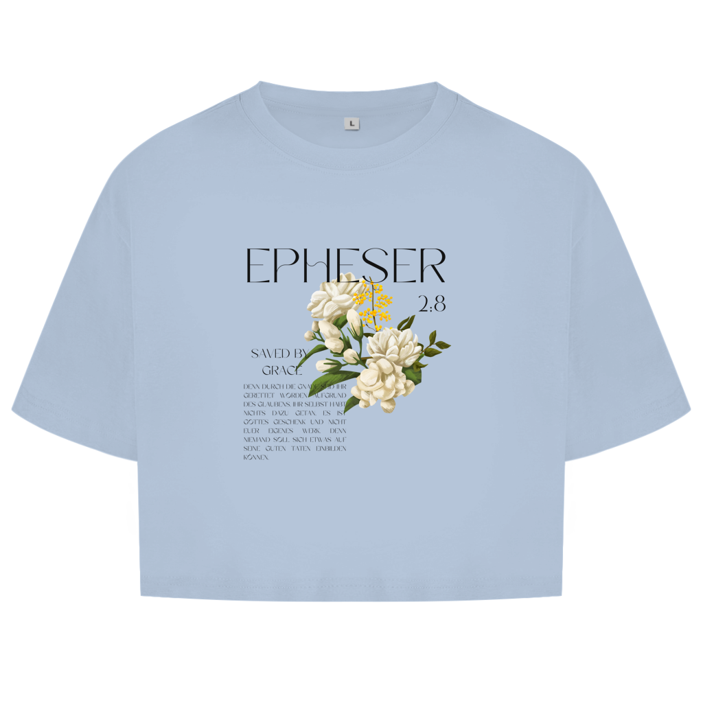 Damen Oversize Crop Top 