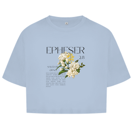 Damen Oversize Crop Top 