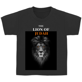Kinder T-Shirt „Lion of Judah“ – Christliches Bibelmotiv | by Grace