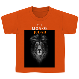 Kinder T-Shirt „Lion of Judah“ – Christliches Bibelmotiv | by Grace