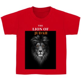Kinder T-Shirt „Lion of Judah“ – Christliches Bibelmotiv | by Grace