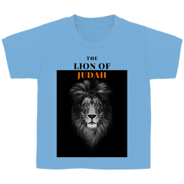 Kinder T-Shirt „Lion of Judah“ – Christliches Bibelmotiv | by Grace