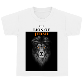 Kinder T-Shirt „Lion of Judah“ – Christliches Bibelmotiv | by Grace