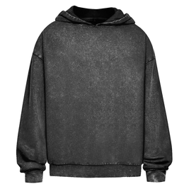Oversize Washed Hoodie „Jesus loves you“ – Christlicher Streetwear Hoodie