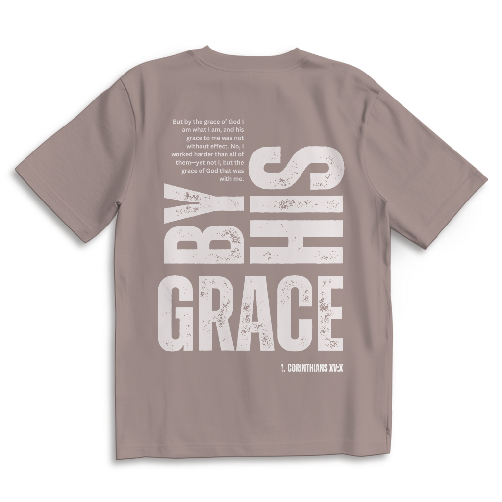Oversize T-Shirt "Grace" | Christliches Unisex Streetwear Shirt
