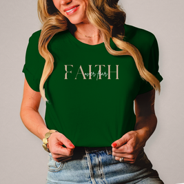 Damen T-Shirt Faith over Fear | Christliches Shirt – By Grace