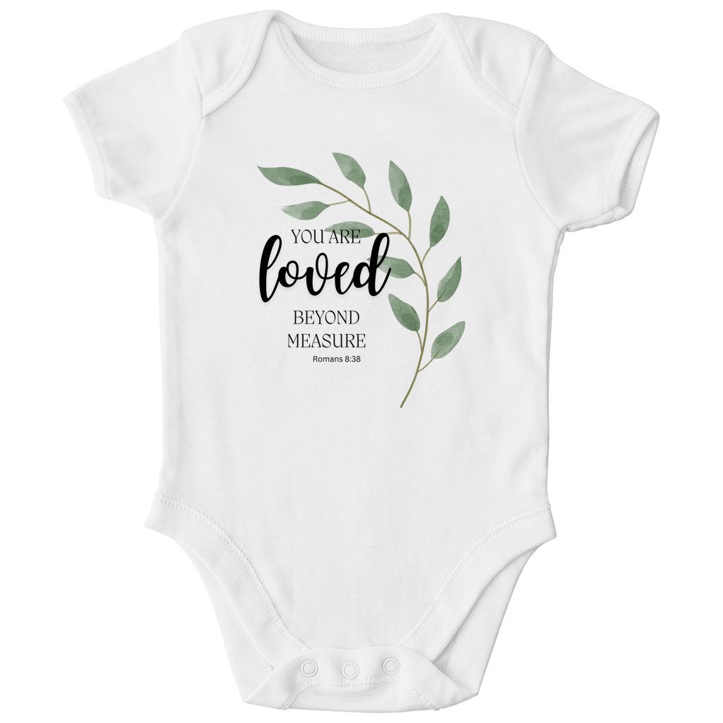 Kinder Bio Body „Loved“ – Liebevolle Botschaft für Babys | by-grace.store