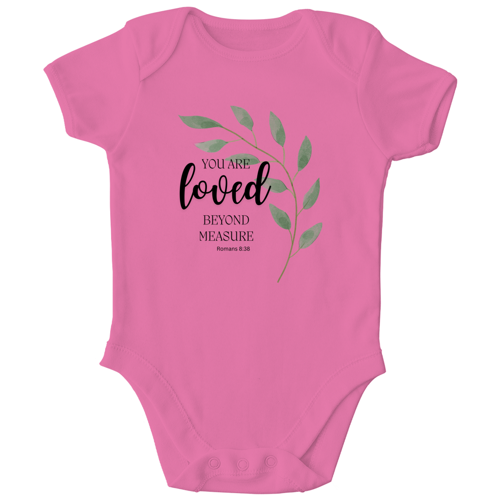 Kinder Bio Body „Loved“ – Liebevolle Botschaft für Babys | by-grace.store
