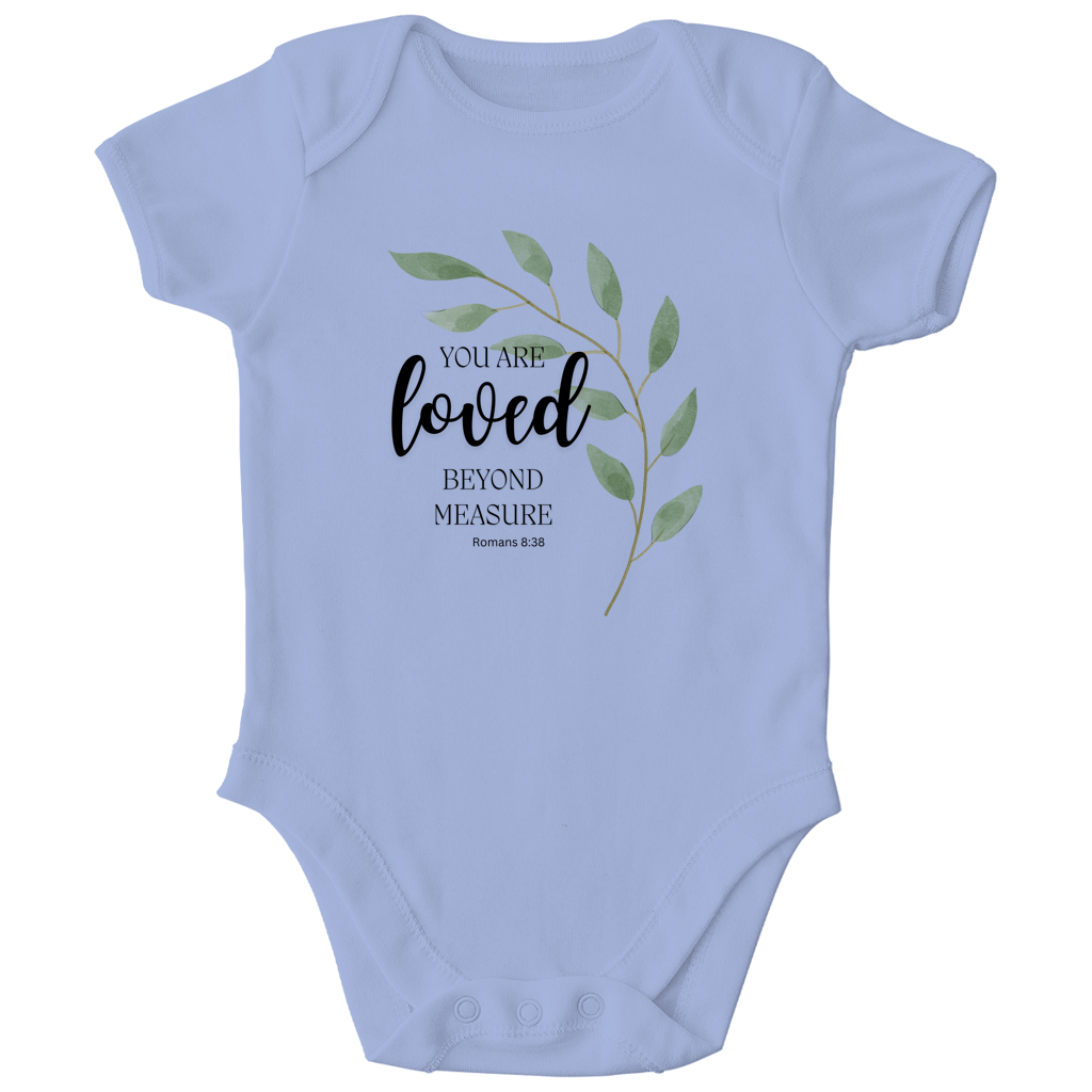 Kinder Bio Body „Loved“ – Liebevolle Botschaft für Babys | by-grace.store