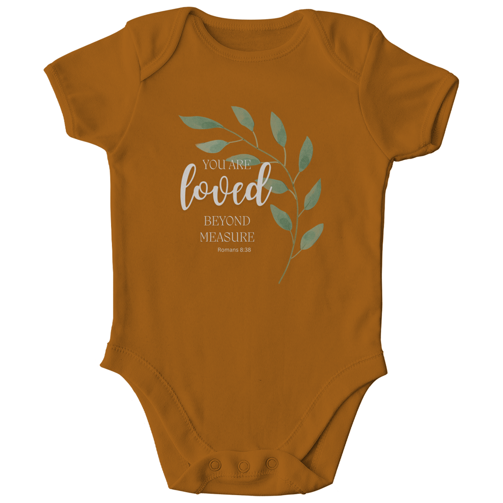 Kinder Bio Body „Loved“ – Liebevolle Botschaft für Babys | by-grace.store
