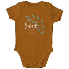 Kinder Bio Body „Loved“ – Liebevolle Botschaft für Babys | by-grace.store